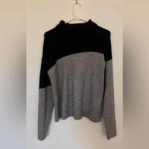 Anthropologie Leanna colorblocked turtleneck sweater